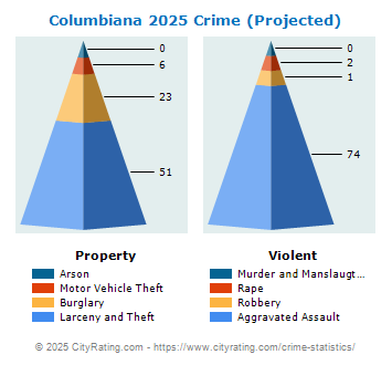 Columbiana Crime 2025