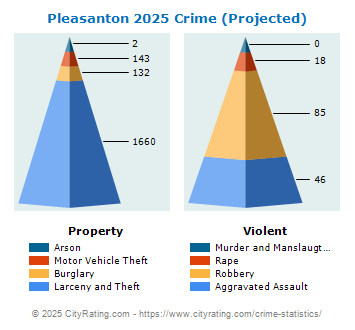 Pleasanton Crime 2025