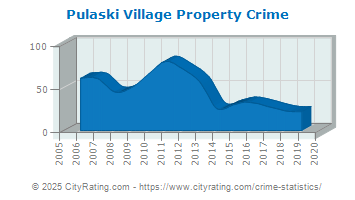 Pulaski Village Property Crime