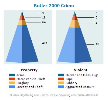 Butler Township Crime 2000