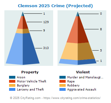 Clemson Crime 2025