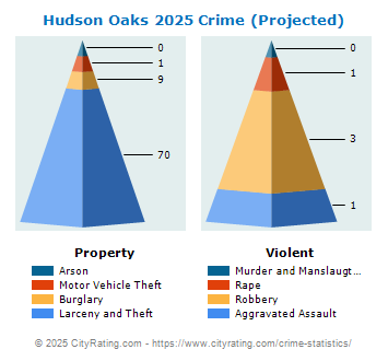 Hudson Oaks Crime 2025